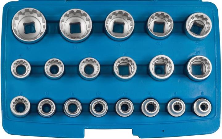 Produktbild SW-Stahl 05650L Multi Steckschlüssel- Einsätze 1/2 Zoll (12.5 mm)