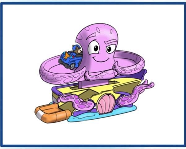 Produktbild Amigo Paw Patrol Pup Squad Oktopus Spielset