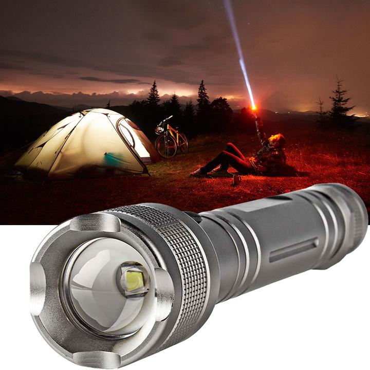Produktbild Nedis LED-Taschenlampe, Premium, 500lm - silber (4.40 cm, 500 lm)