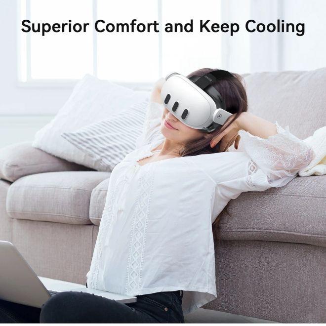 Actual product image AMVR Meta Quest 3 Gesichtsschnittstelle Komfort Pro mit Belüftungssystem