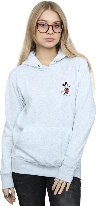Immagine prodotto Disney Mickey Mouse Kickin Retro Chest Felpa con Cappuccio Donna (L)