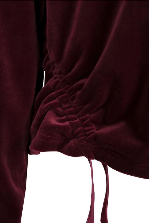Immagine prodotto Urban Classics UC Ladies Ladies Short Velvet Gathered Hoody da donna con cappuccio (S)