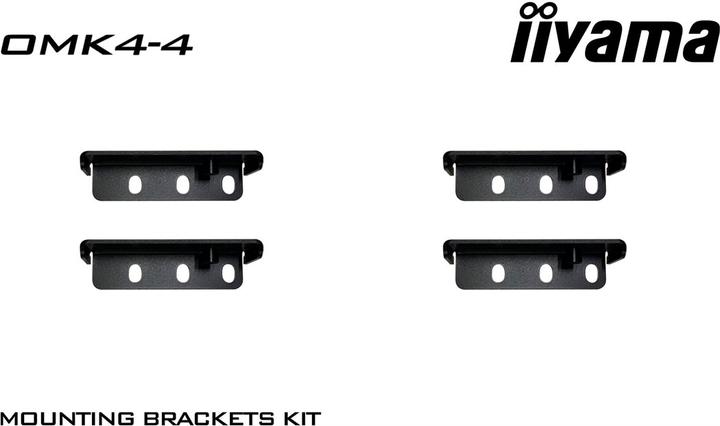 Actual product image iiyama OMK4-4 - Mounting component (4 brackets) - for LCD display - screen size: (32.01")