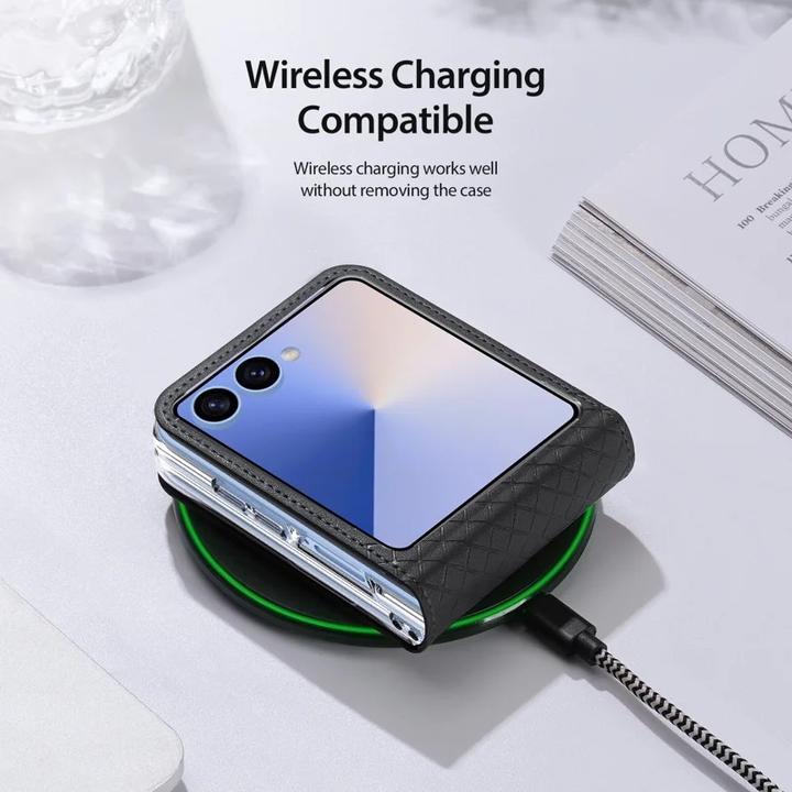 Actual product image Dux Ducis - Bril - Samsung Galaxy Z Flip7 - Black (Samsung Galaxy Z Flip7)