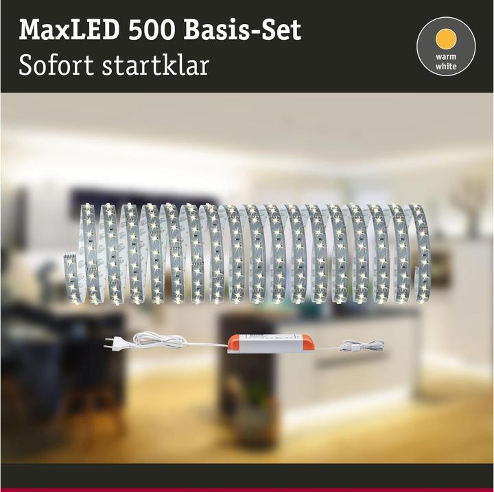Produktbild Paulmann MaxLED 500 Stripe Set (Warmweiss, 1000 cm, Indoor)