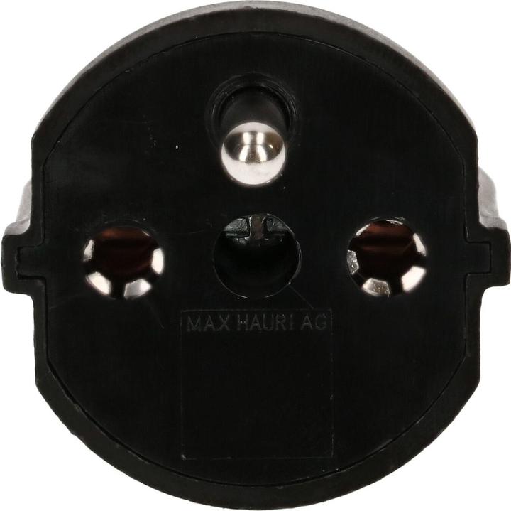 Actual product image Max Hauri Fixed adapter (Type 12, CEE 7/7)