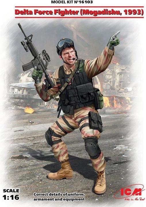 Actual product image ICM Delta Force Fighter (Mogadishu,1993)