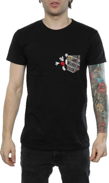 Produktbild Disney Mickey Mouse Comic Strip Faux Pocket TShirt (M)