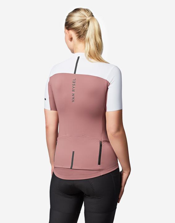 Image du produit Van rysel Maillot vélo route manches courtes été ajusté femme - EDR 2 rose (XL)