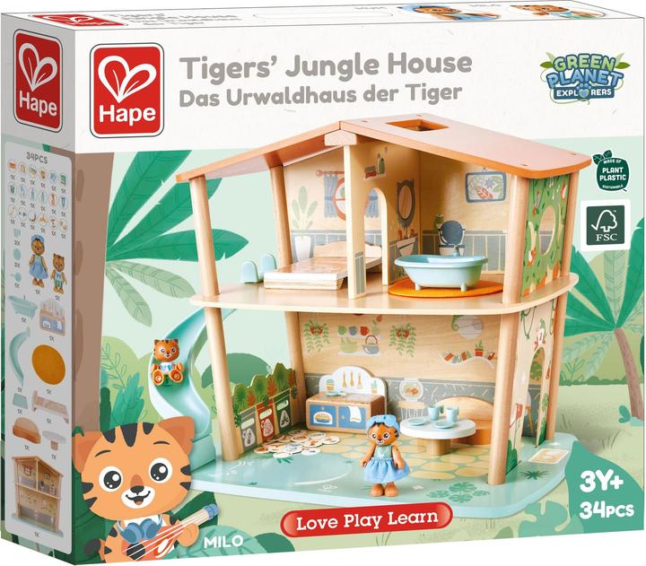 Image du produit Hape La maison de la jungle des tigres