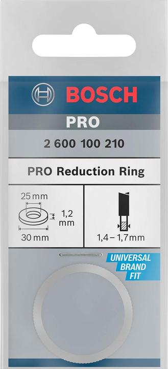 Produktbild Bosch Professional Zubehör Reduzierring für PRO Kreissägeblatt, 30 x 1,2 x 25 mm
