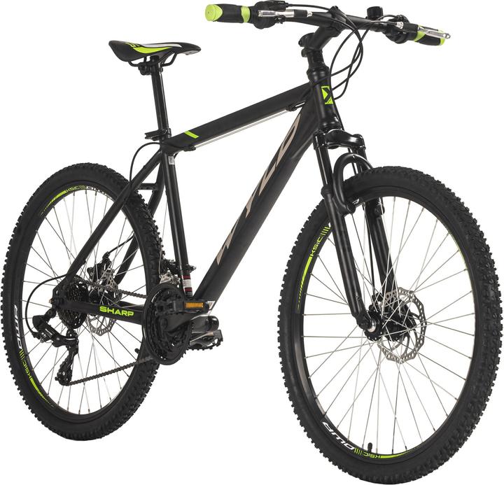Wyld Mountainbike Hardtail 26" Sharp 3.0 Schwarz 21 Gänge (46 cm)