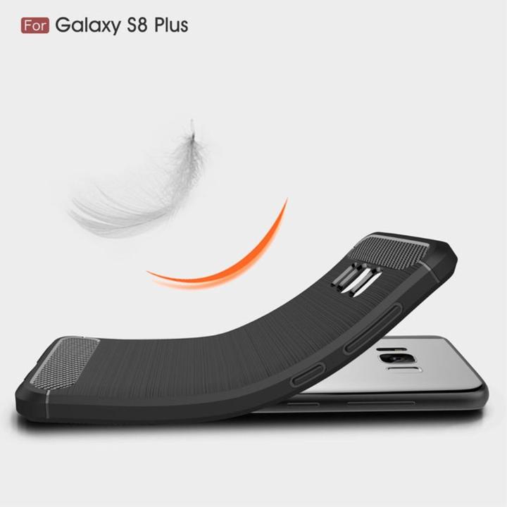 Produktbild König Design Handyhülle für Samsung Galaxy S8 Plus Schutzcase Backcover Bumper Etuis Grau (Samsung Galaxy S8+)