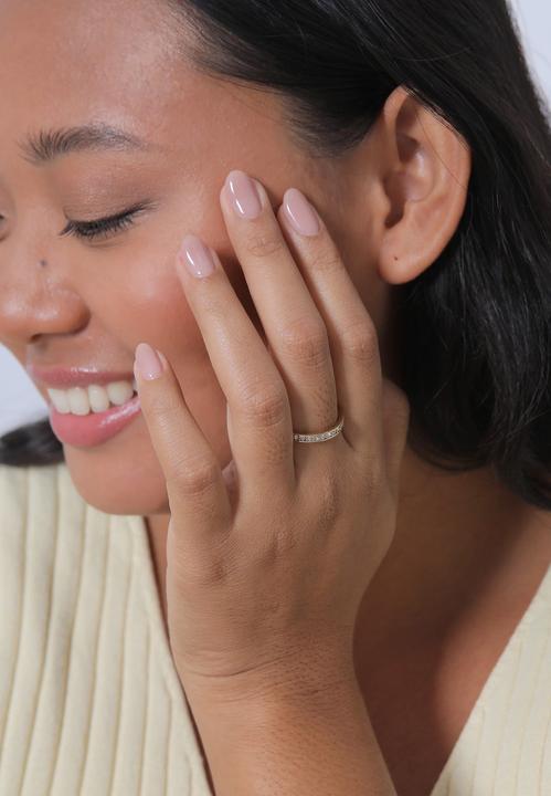 Actual product image Elli Bandring mit Kristallen (54, 925 Silver)
