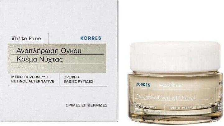 Image du produit Korres KORRES White Pine Restorative Overnight Facial Cream rehenerujący krem do twarzy na noc 40ml (40 ml)