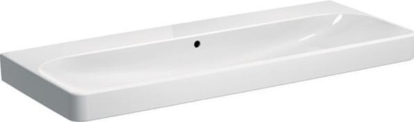 Produktbild Geberit Waschtisch Smyle Square 120 cm wei ohne Hahnloch 500225011 (480 mm, 1200 mm)