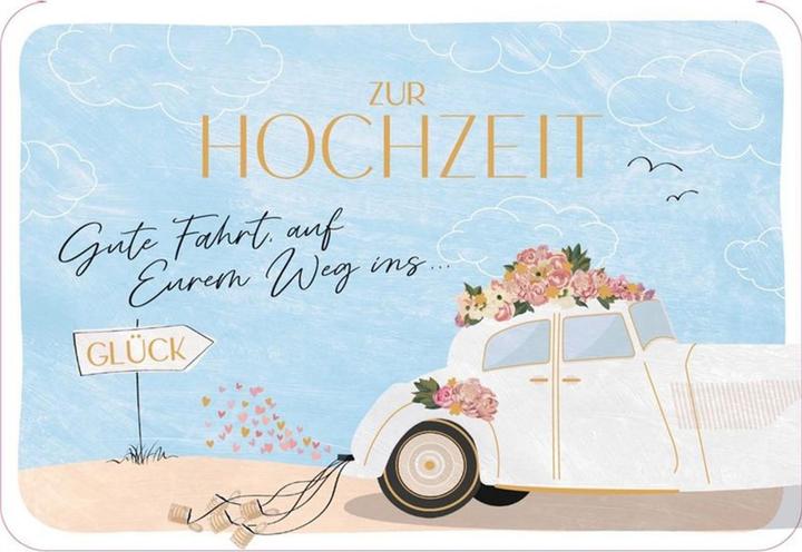 ABC Hochzeitskarte (1 Stk.)