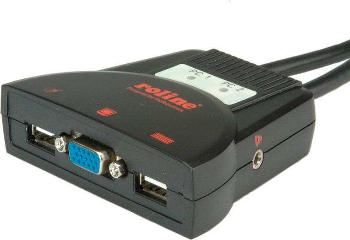 Roline KVM Switch Star 2PC, USB, Audio