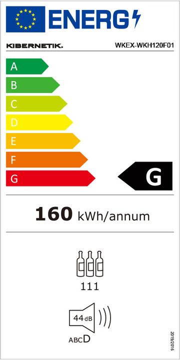 Energie-Label Kibernetik Wkh120f01