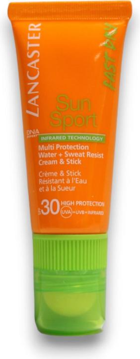 Actual product image Lancaster Sun Sport Multi Zone Cream + Stick SPF30 20gr (Suntan cream, SPF 30, 20 ml, 20 g)