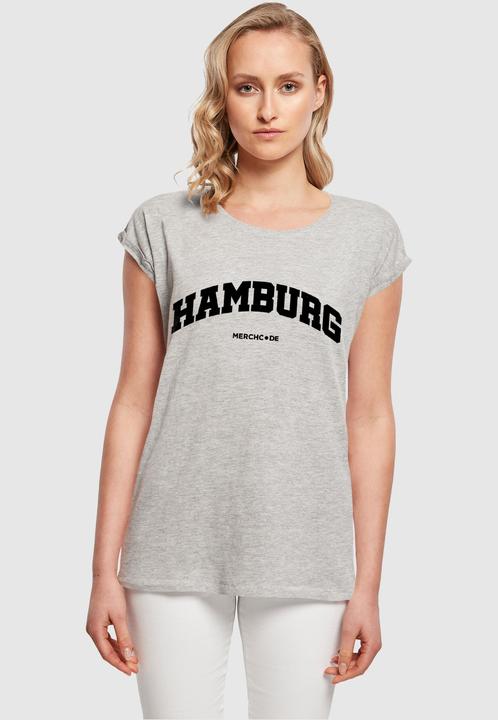 Immagine prodotto Merchcode Maglietta Donna Hamburg Wording - 116845 (XS)