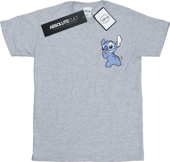 Disney Lilo And Stitch Stitch Backside Breast Print TShirt Mädchen