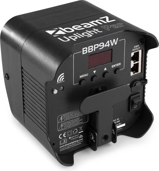 Actual product image BeamZ Floor spotlight BBP94W Uplight Par (12 W, LED)