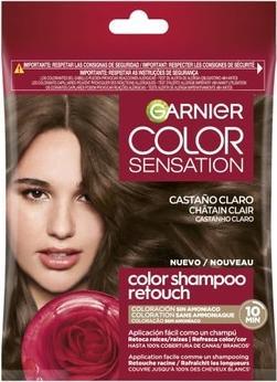 Garnier Color Shampoo Retouch Semi-Permanente Haarfarbe Hellbraun (5.0 Hellbraun)