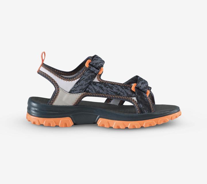 Actual product image Quechua Sandalen Kinder Wandern - NH500 grau/schwarz (37)