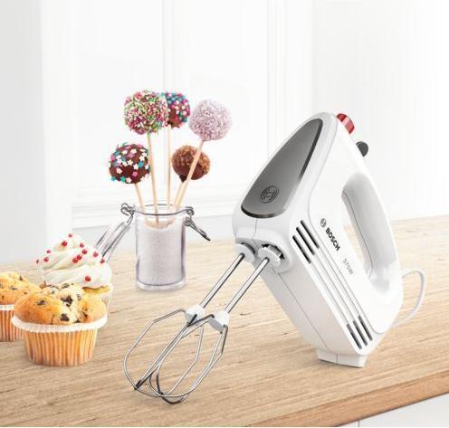 Image du produit Bosch Hausgeräte Mixeur manuel MFQ22100 CleverMixx 375 W, Nombre de vitesses 4, Mode turbo, Blanc/Dark Grey (375 W)