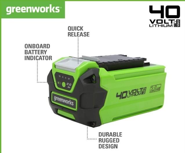 Image du produit Greenworks Batterie (40 V)