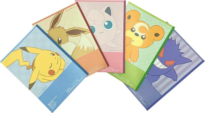 Actual product image Pokémon Mini Study Book Set T (9 x 13 cm, Dotted, Soft cover)