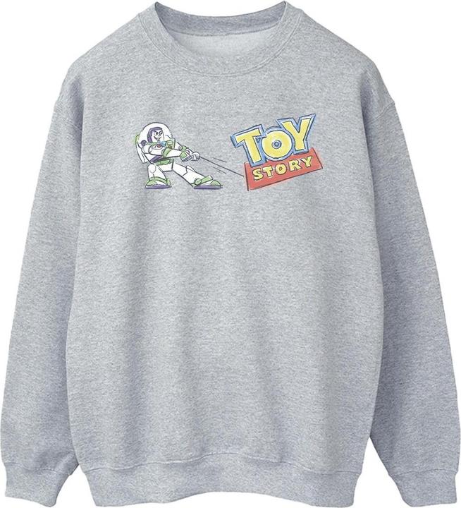 Disney Toy Story Buzz Pulling Logo Sweatshirt (S)