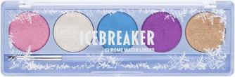 Wibo Icebreaker Chrome Water Liners Palette 5 Metallic Eyeliners 5g