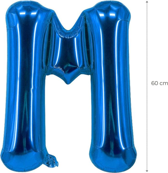 Image du produit Hermex Ballon M Bleu Fête d'Anniversaire Ballon en plastique 60cm (1 x)