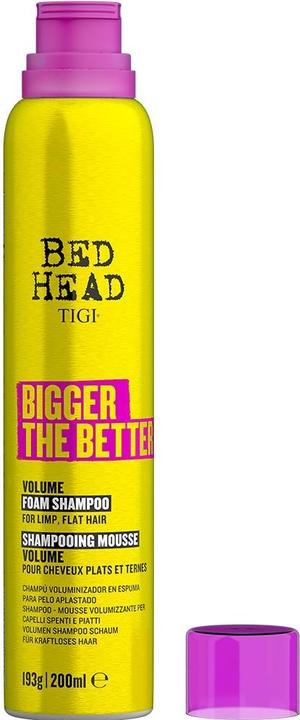 Actual product image Tigi Bed Head - Bigger The Better Volume Foam Shampoo (200 ml, Liquid shampoo)