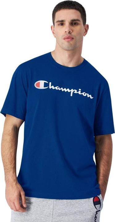 Champion Koszulka męska SS Tee niebieska 220256 BS008 2XL (XXL)