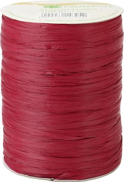 Produktbild Pattberg Geschenkband Raffia Rayon 100 m, Bordeaux (Geschenkband, 1 x)