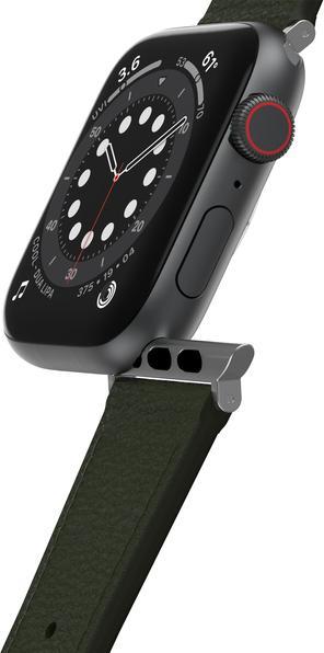Produktbild OtterBox Symmetry Cactus Leather Watch Band für Apple Watch 9/8/7 45mm (44 mm, 42 mm, 45 mm, Veganes Leder)