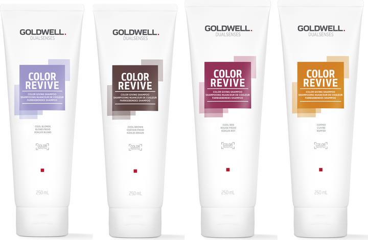Produktbild Goldwell Color Revive Color Giving Shampoo Cool Red (250 ml, Flüssiges Shampoo)