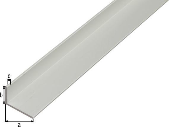 Image du produit Magni Alberts 473723 Cornière en aluminium, anodisé couleur argent 1000 x 20 x 10 mm