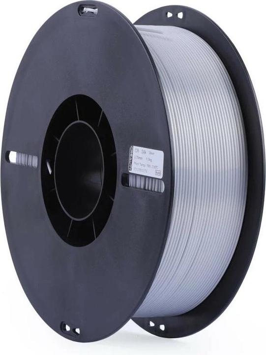 Produktbild Creality Filament PLA, Silk Silber, 1.75 mm, 1 kg (PLA, 1.75 mm, 1000 g, Silber)