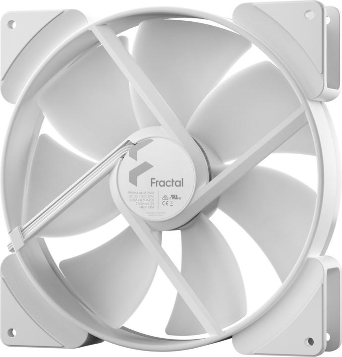 Produktbild Fractal D. Prisma AL-18 ARGB PWM White FD-FAN-PRI-AL18-PWM-WT (180 mm, 1 x)
