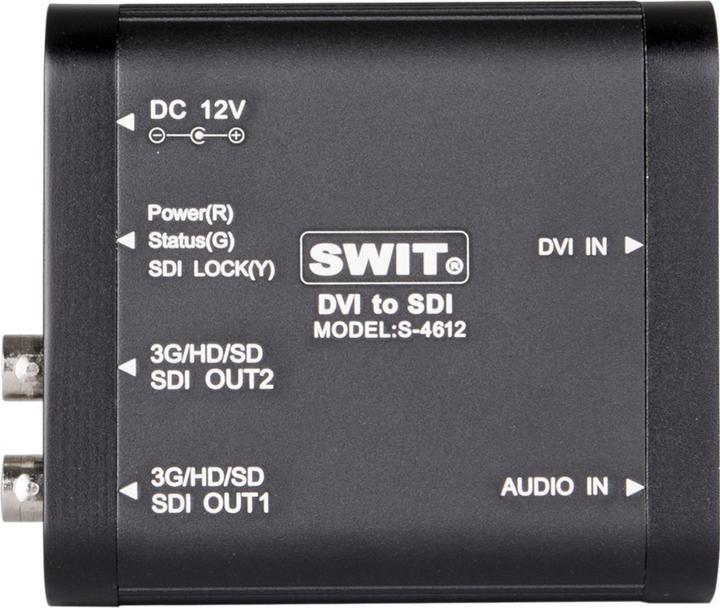 Actual product image Swit S-4612 | Heavy Duty DVI to SDI converter