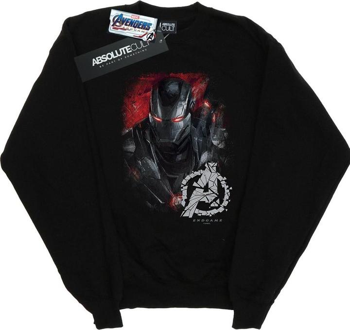 Mädchen Avengers Endgame War Machine gebürstetes Sweatshirt