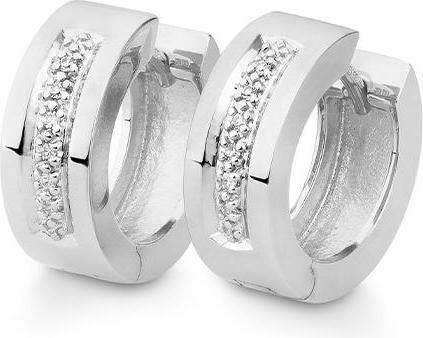 Breuning Creolen - Dia. 0,06 Ct (750/18 K Gold)