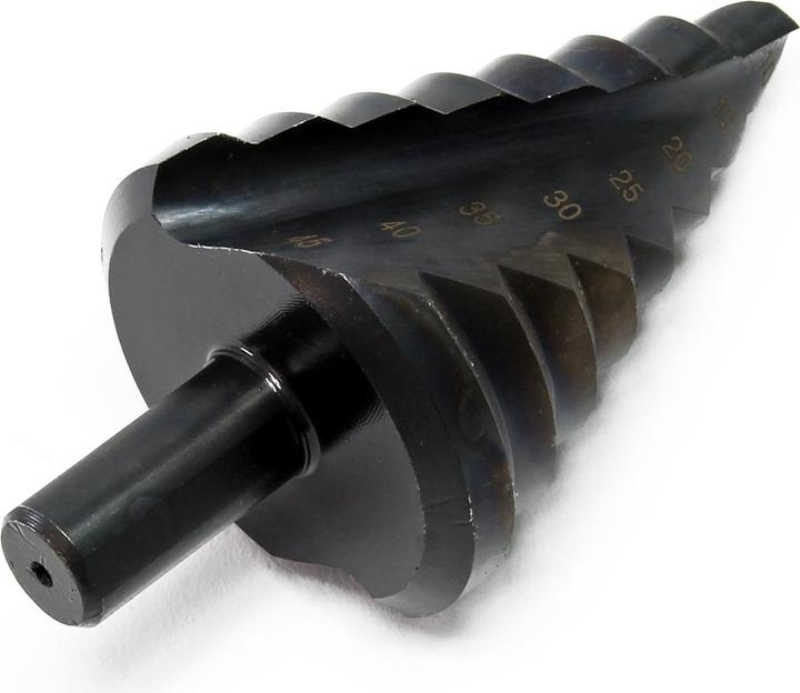 Produktbild Wiltec HSS Stufenbohrer titanbeschichtet 10-45mm Kegelbohrer Konusbohrer Stahl (10-45 mm)
