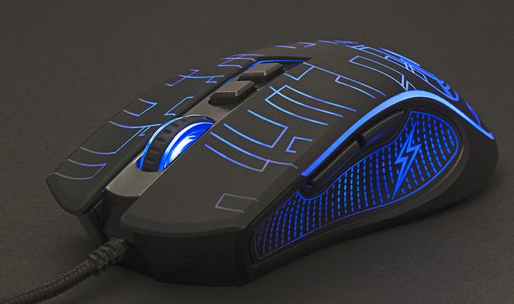 Actual product image Gembird USB LED gaming mouse 7 buttons 3600 DPI (Cable)