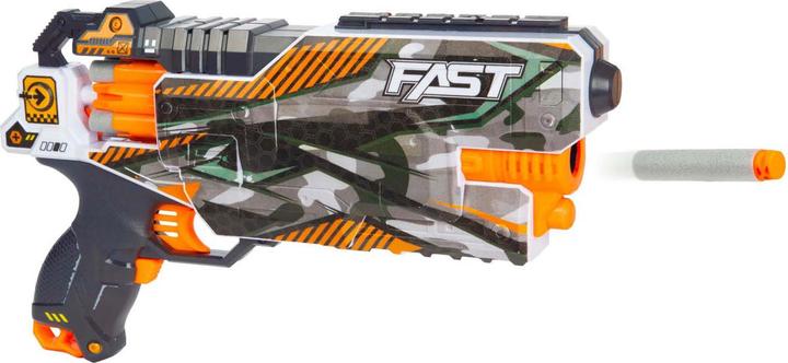 Immagine prodotto Toi-Toys Foam Strikex Elektrische Schiesspistole Shockwave mit 24 Schaumstoffpfeilen