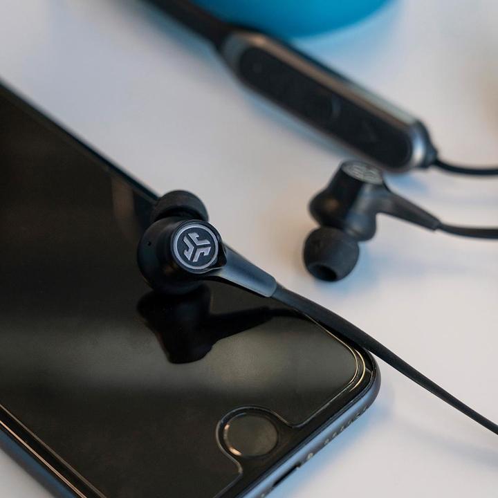 Actual product image JLab Audio Epic ANC Earbuds w Neckband IEUEBEPIC, Black (ANC, 10 h, Wireless)